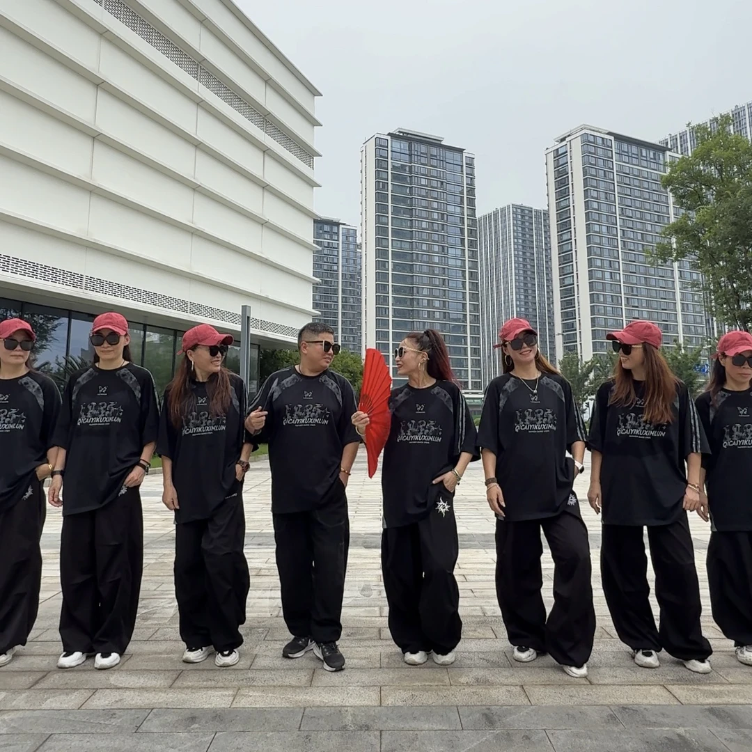 C-137-上衣2025男女同款美式复古做旧字母撞色宽松休闲T恤 XL773