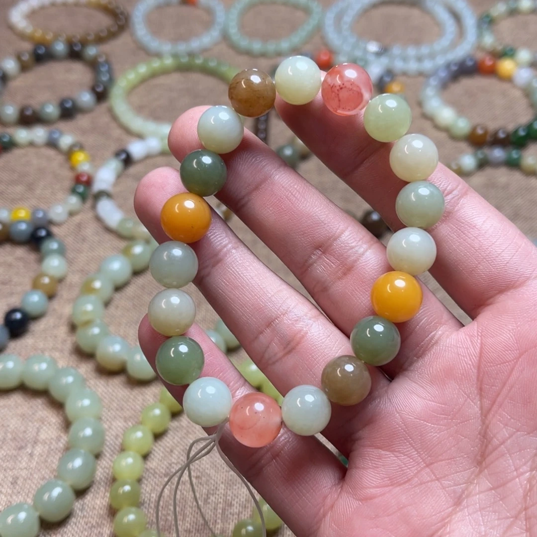 和田玉未镶嵌手链