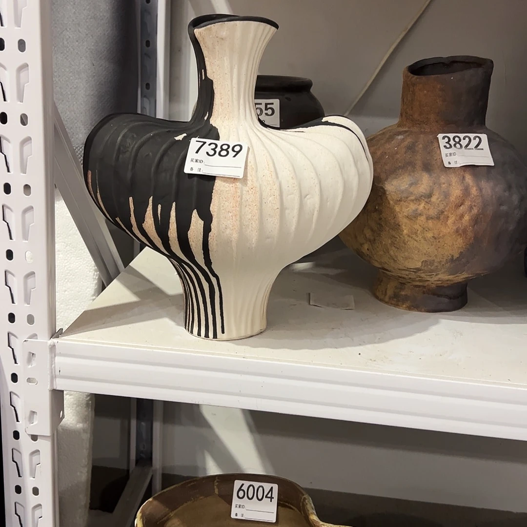 瓶7389高30口6陶瓷花瓶无孔