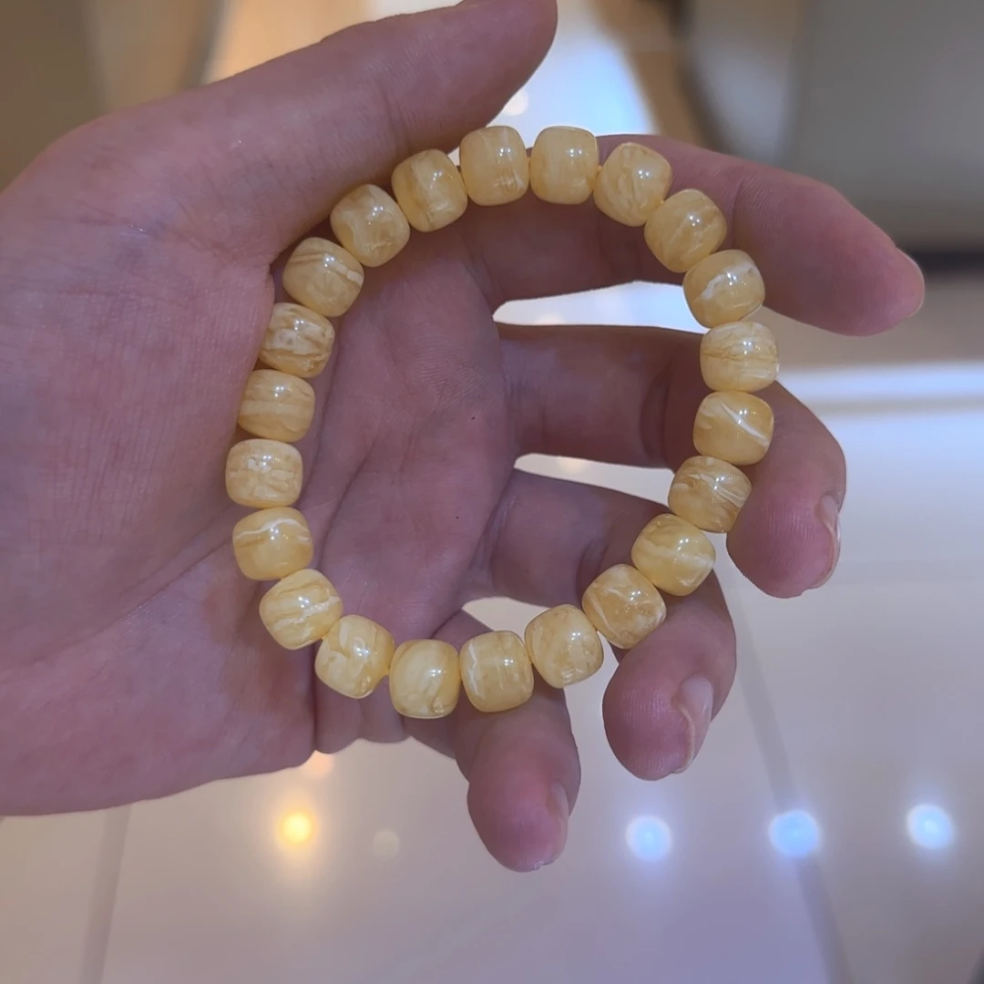 未镶嵌琥珀手链蜜蜡
