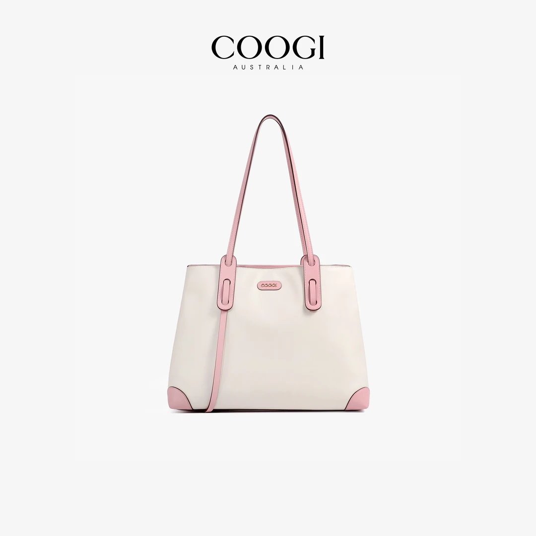 COOGI女包轻奢真皮托特包大容量通勤单肩包送老婆礼物