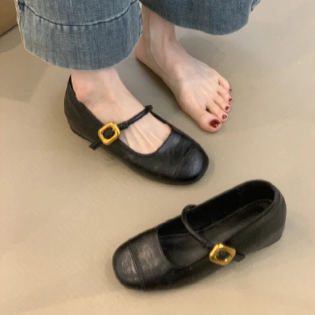 WL-1588-112复古内增高浅口单鞋2025年小香风银色配裙子玛丽珍鞋