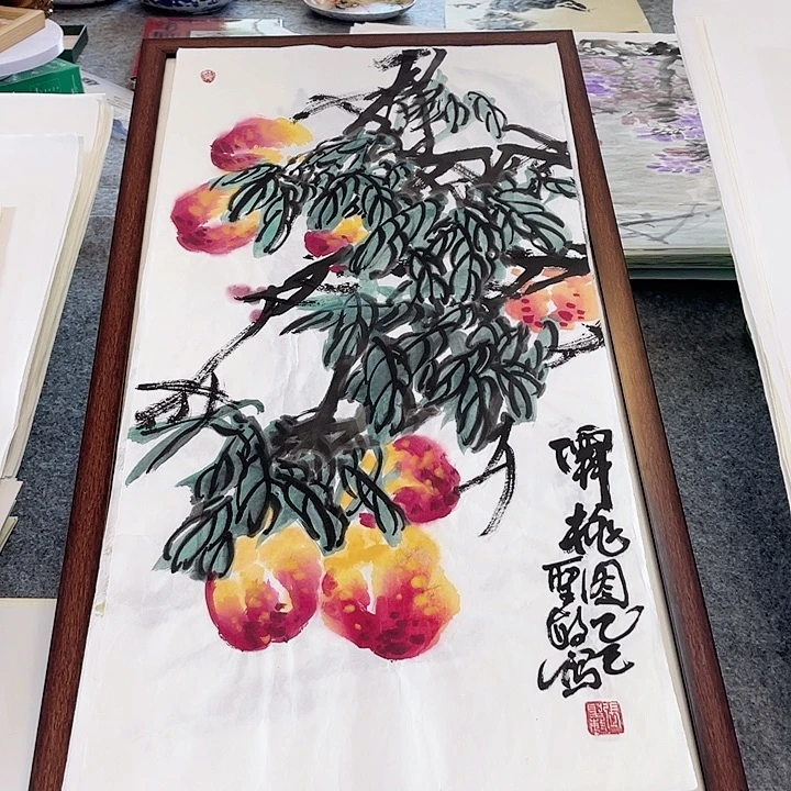 国画张圣敏先生纯手绘作品