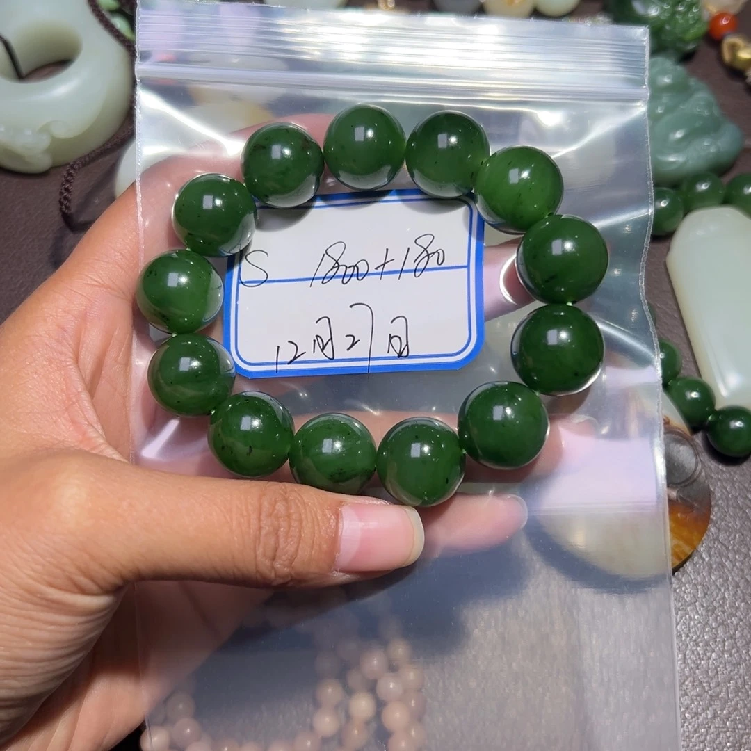 S***k和田玉未镶嵌颈饰