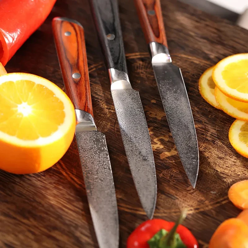 胡桃木水果刀家用小刀厨房多用途切果蔬工具