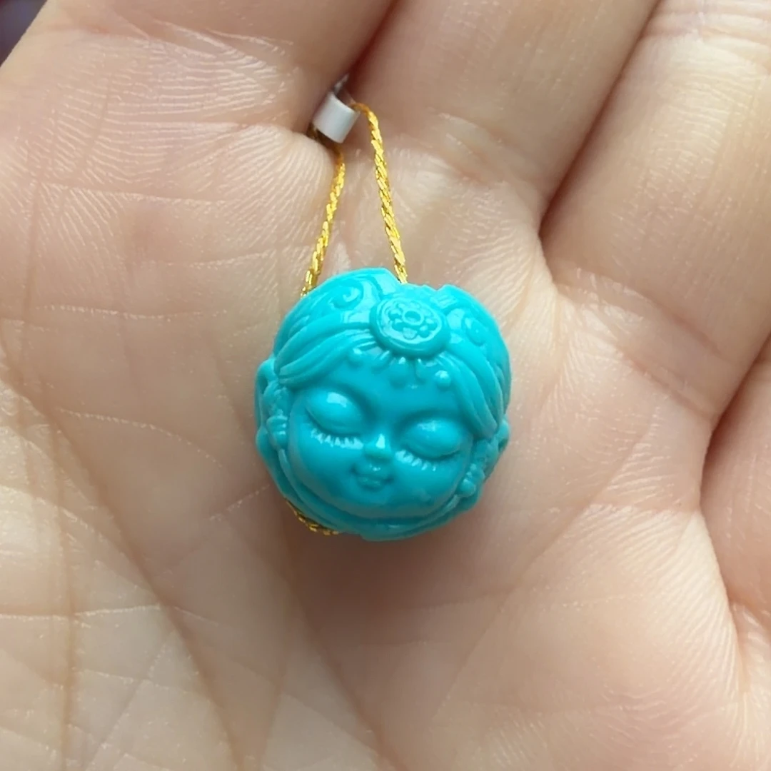 绿松石未镶嵌颈饰