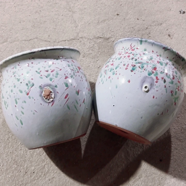 口径17高度17两只瑕疵