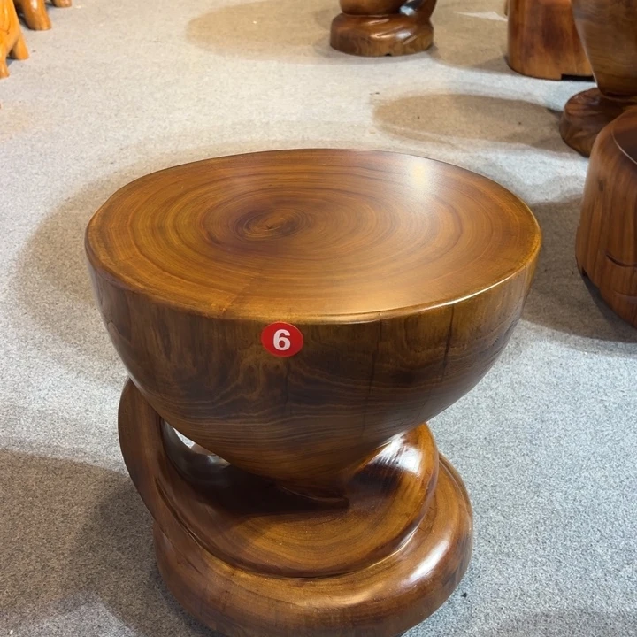 木香樟木奖杯凳手工作