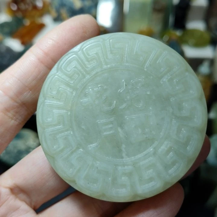 岫玉未镶嵌手把件款式