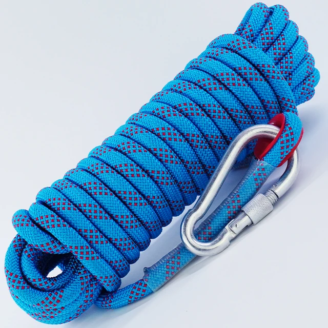 逃生绳安绳救生绳登山绳子耐磨高空户外绳索静力攀岩绳救援装备新