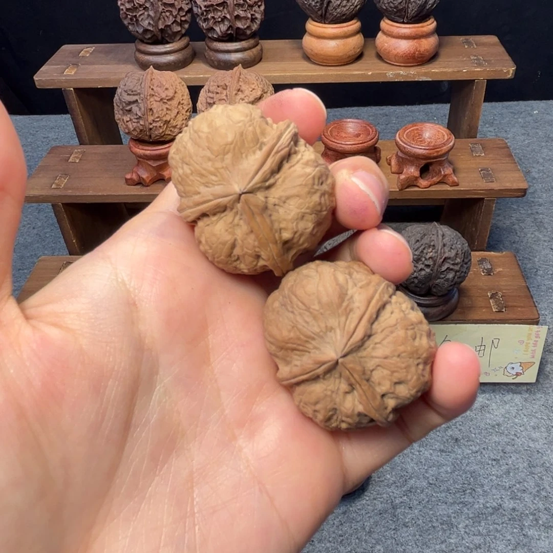 吊坠文玩核桃z七星岩三棱38mm