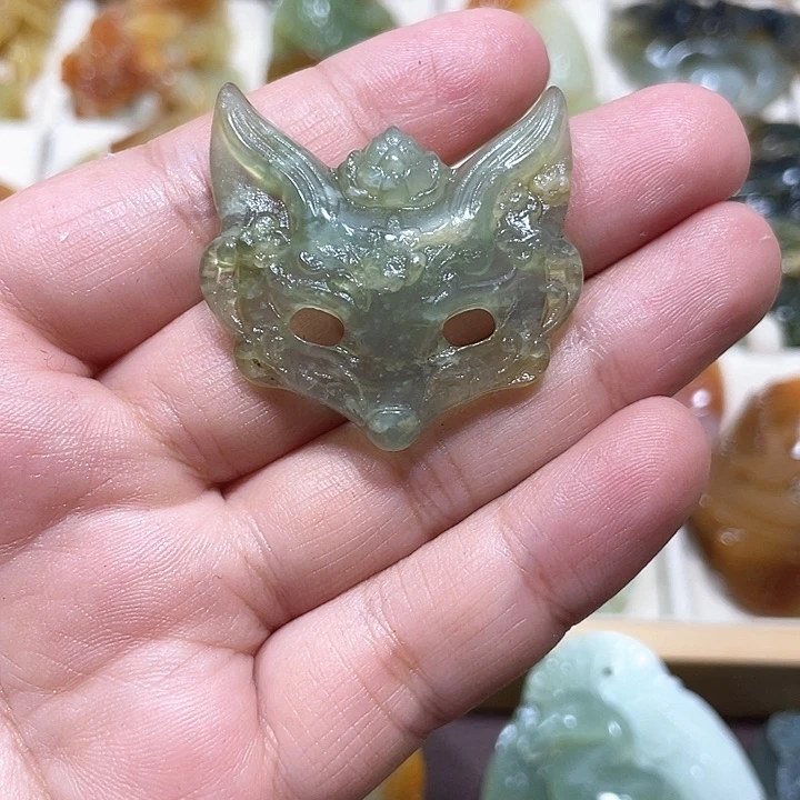 岫玉吊坠(不含链)未镶嵌