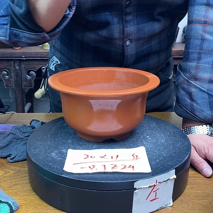 紫砂花盆货号一只JZ24