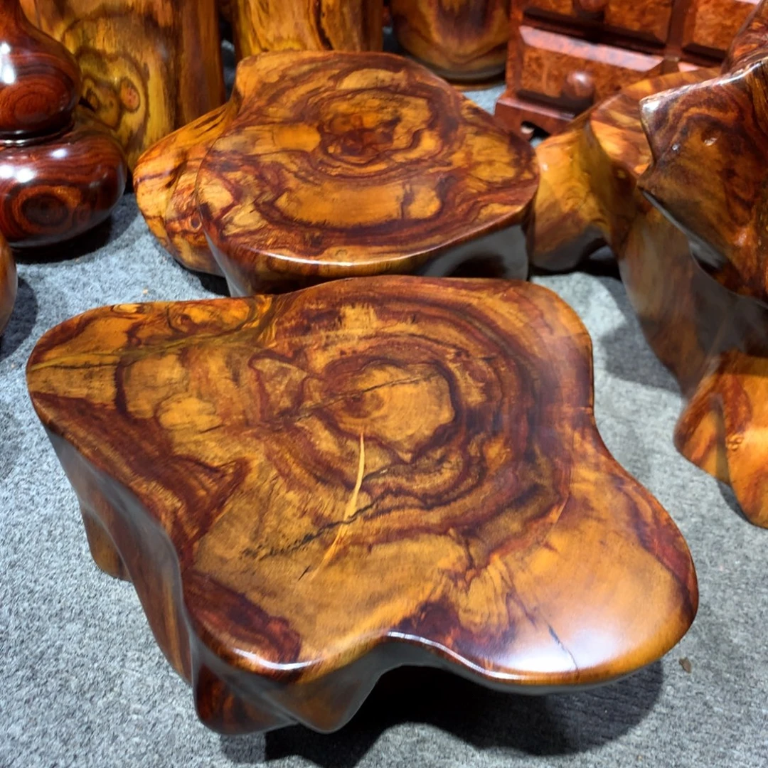 真***笑木越黄紫料大底座两