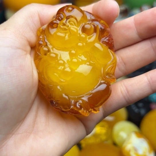 未镶嵌琥珀手链蜜蜡