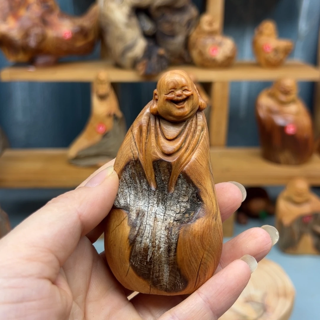 周***柏木崖柏木摆件手把件