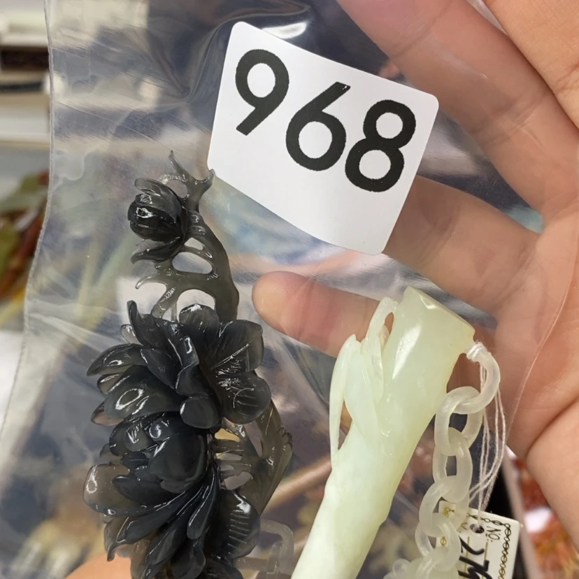 【闪购商品】岫玉发饰未镶嵌我**木