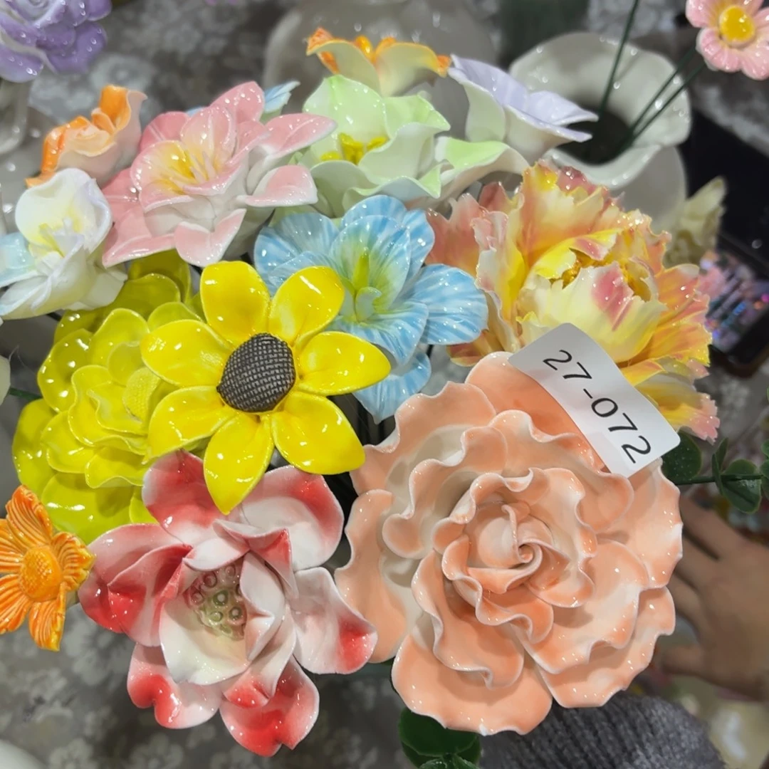 陶瓷花，20元发货，退款拉黑，2772