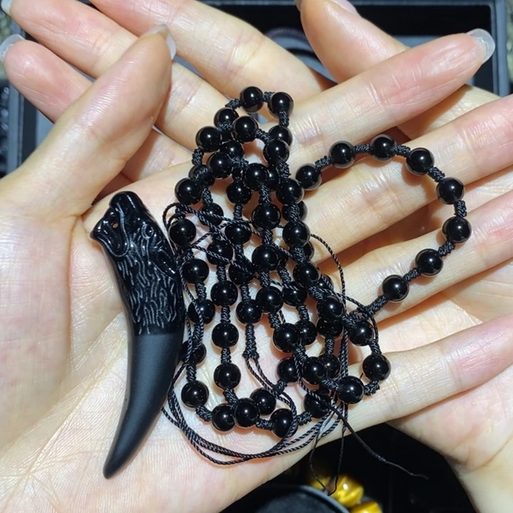 黑曜岩未镶嵌套链家*