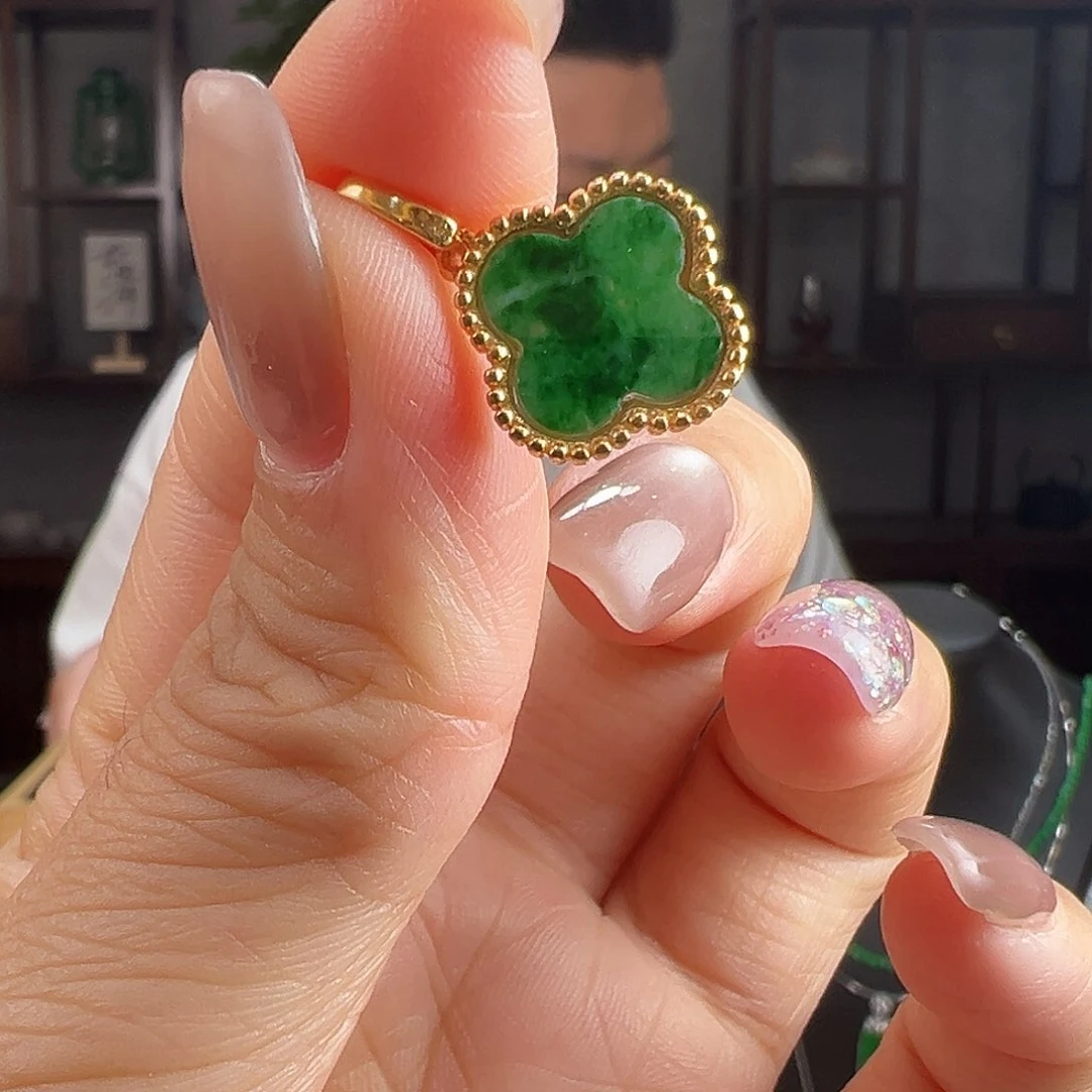 翡翠银S925镶嵌颈饰吊坠34