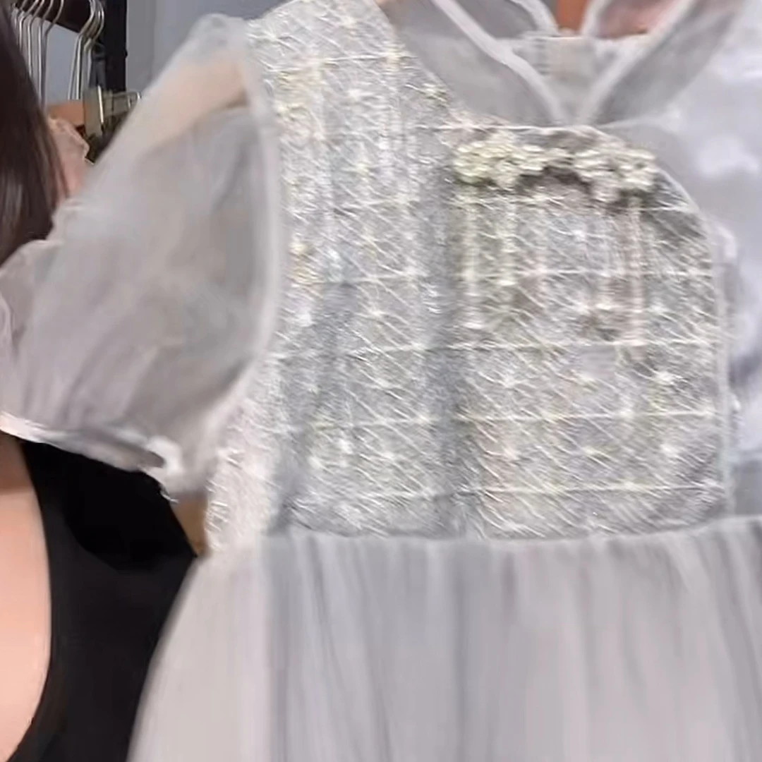 75010高端潮流时尚百搭休闲童装时尚连衣裙B9-3-3