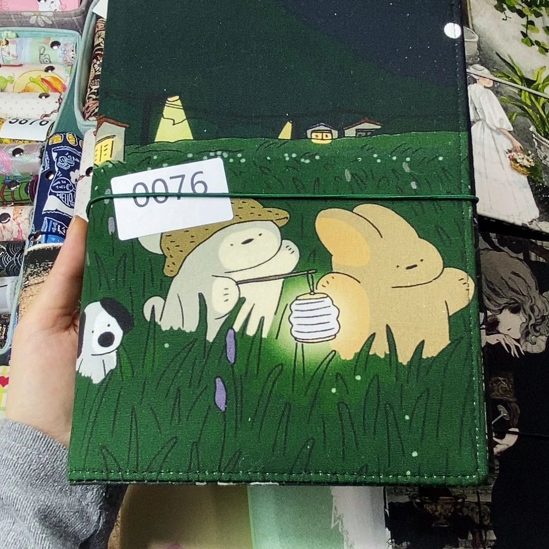 织绣A5活页不加纸0076