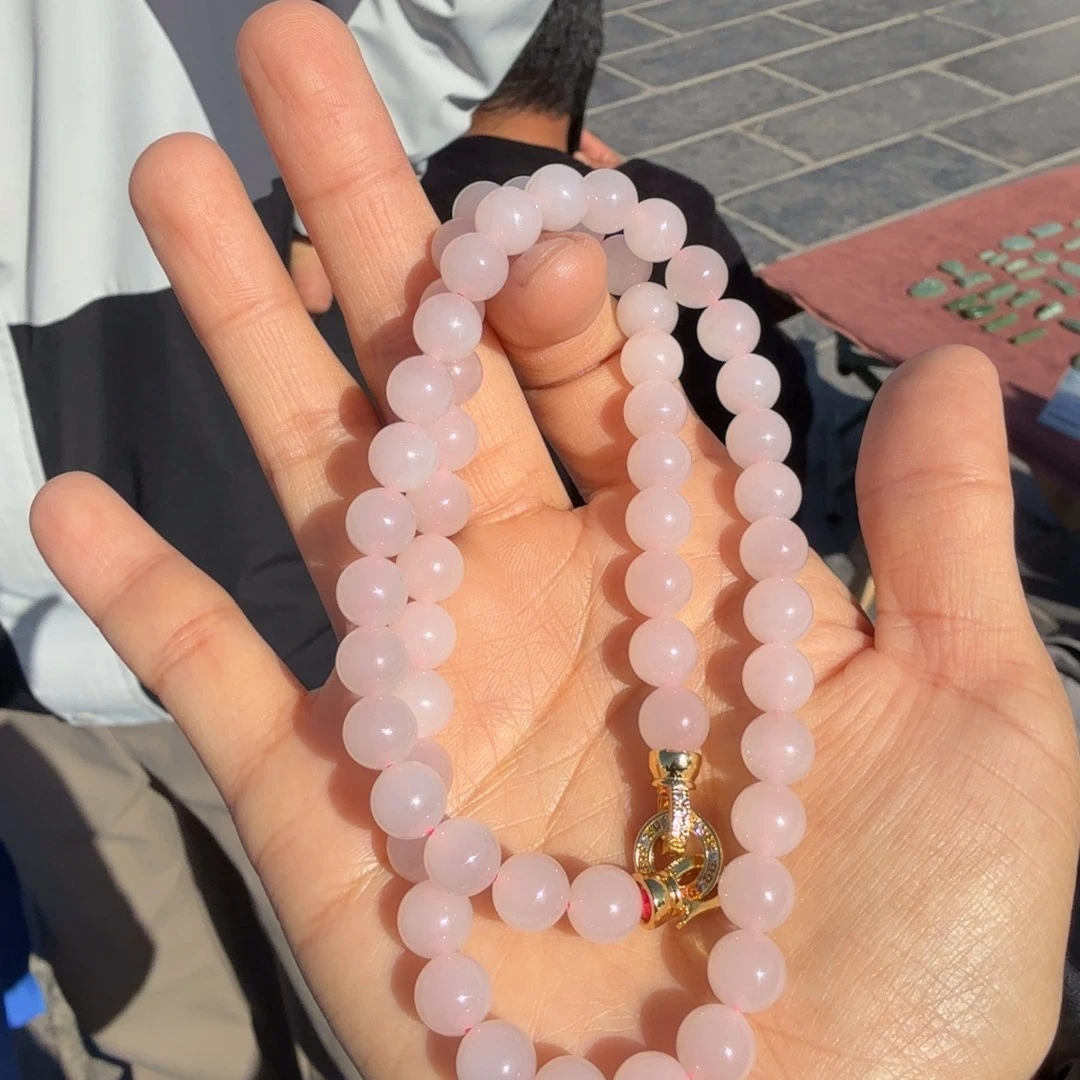 和田玉未镶嵌颈饰藕粉卡8三国弟弟多样性拍一发一