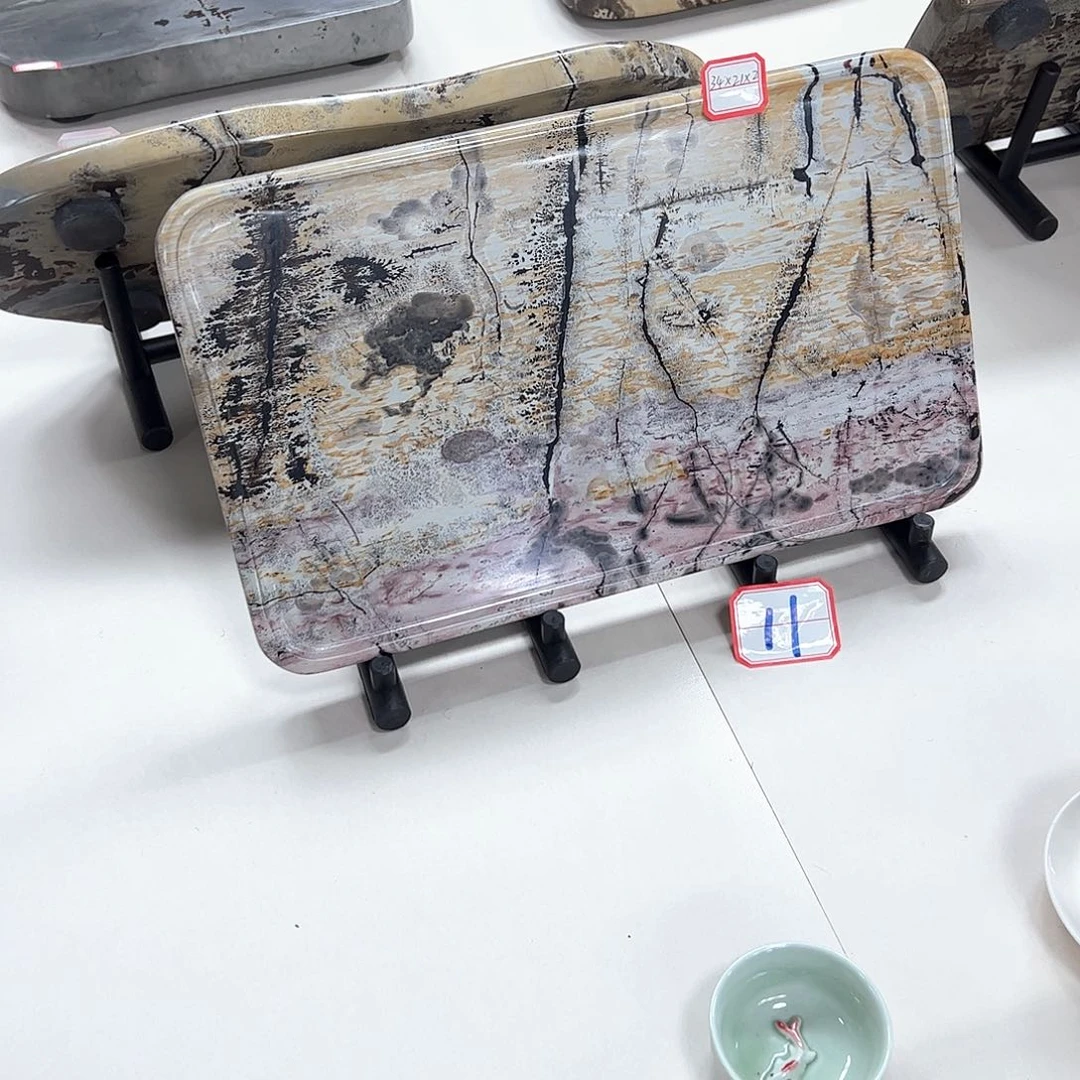 广西石天然国画石干泡台