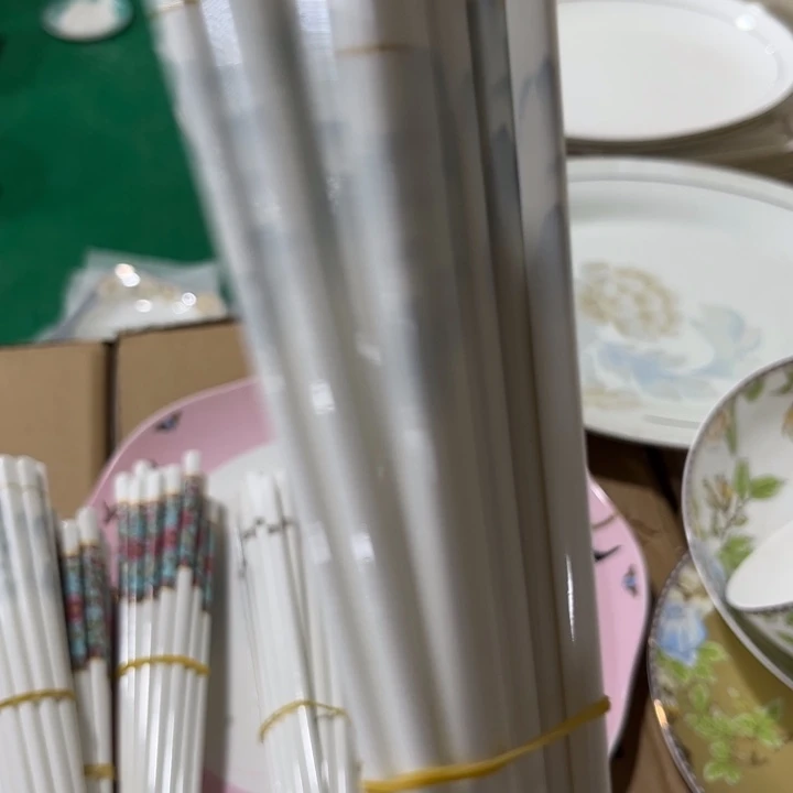 瓷片陶瓷筷子十双
