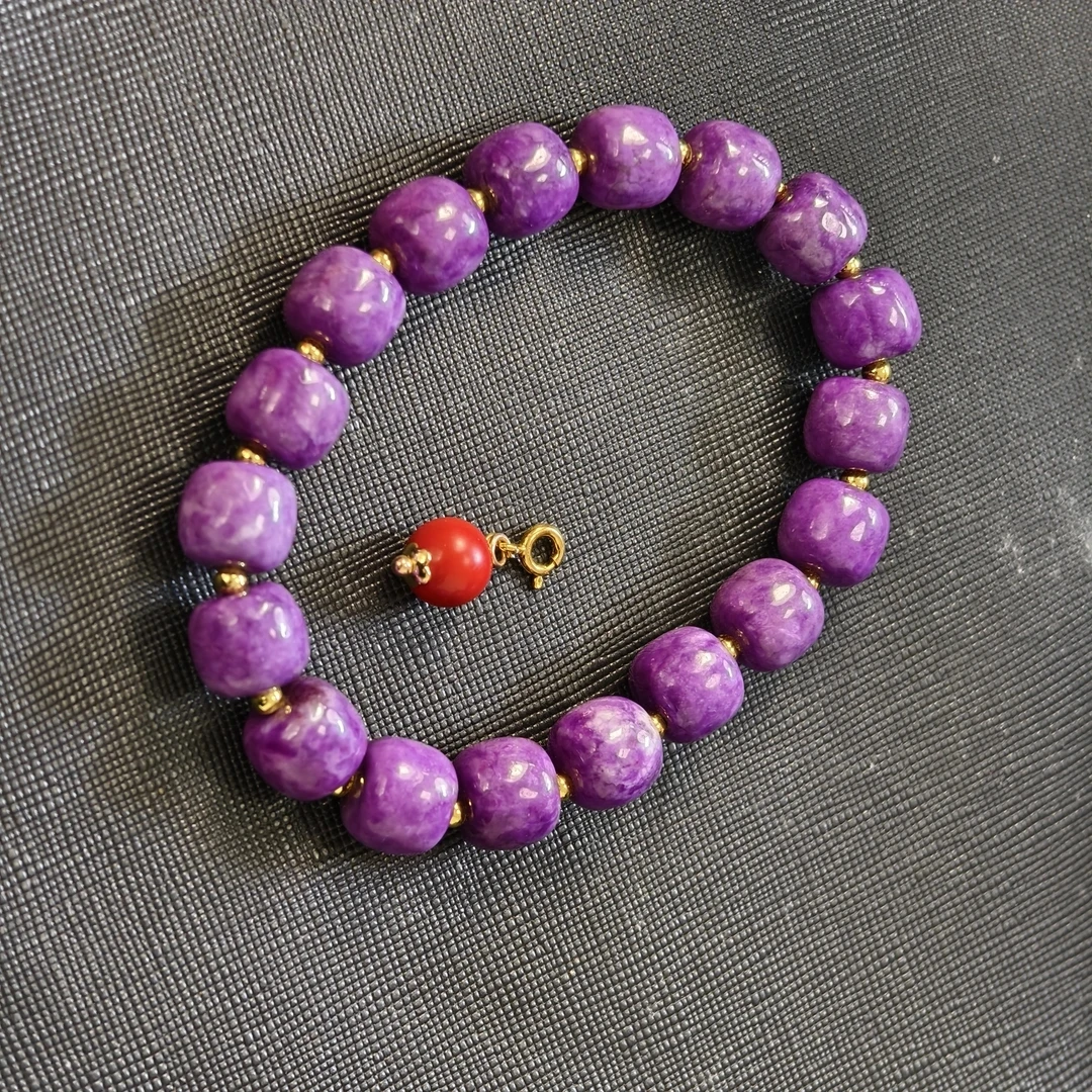 SJL紫老型手链24-206