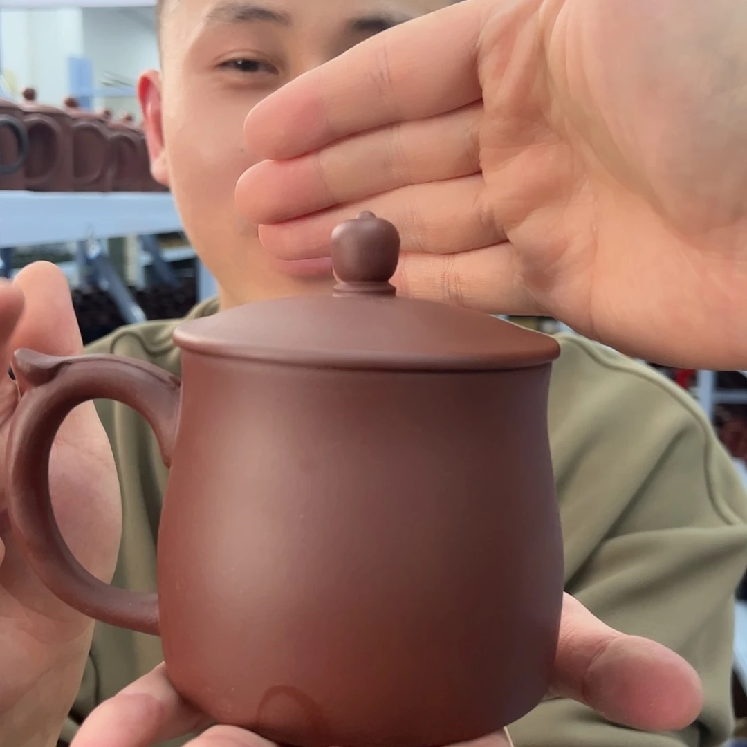 紫砂茶杯原矿紫砂