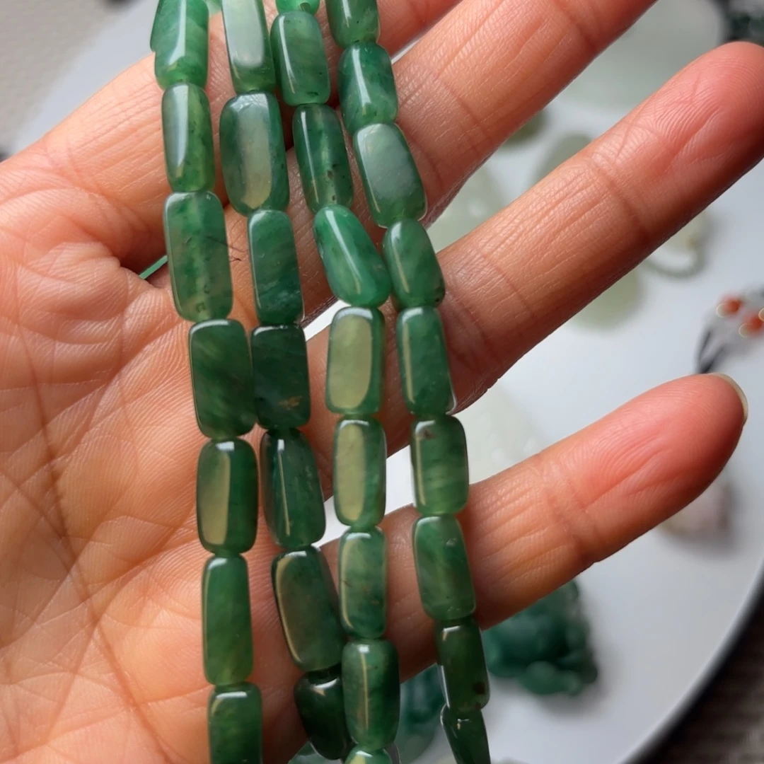 独山玉未镶嵌颈饰独玉项链，多样性拍一发一