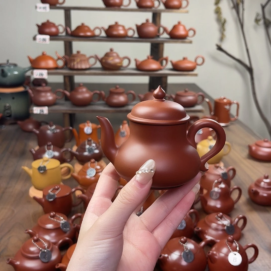颜潮州原矿手拉壶樱式思婷壶