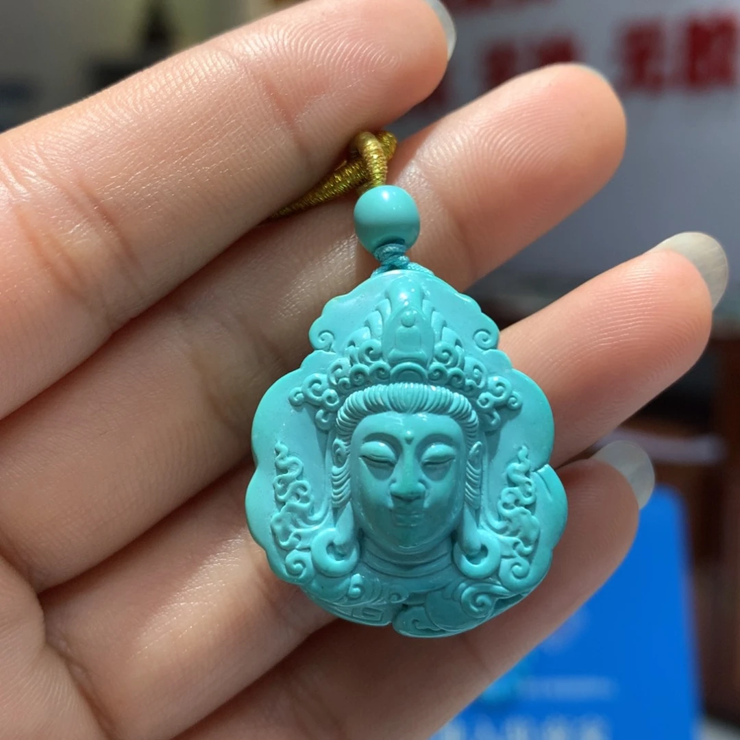 未镶嵌绿松石吊坠