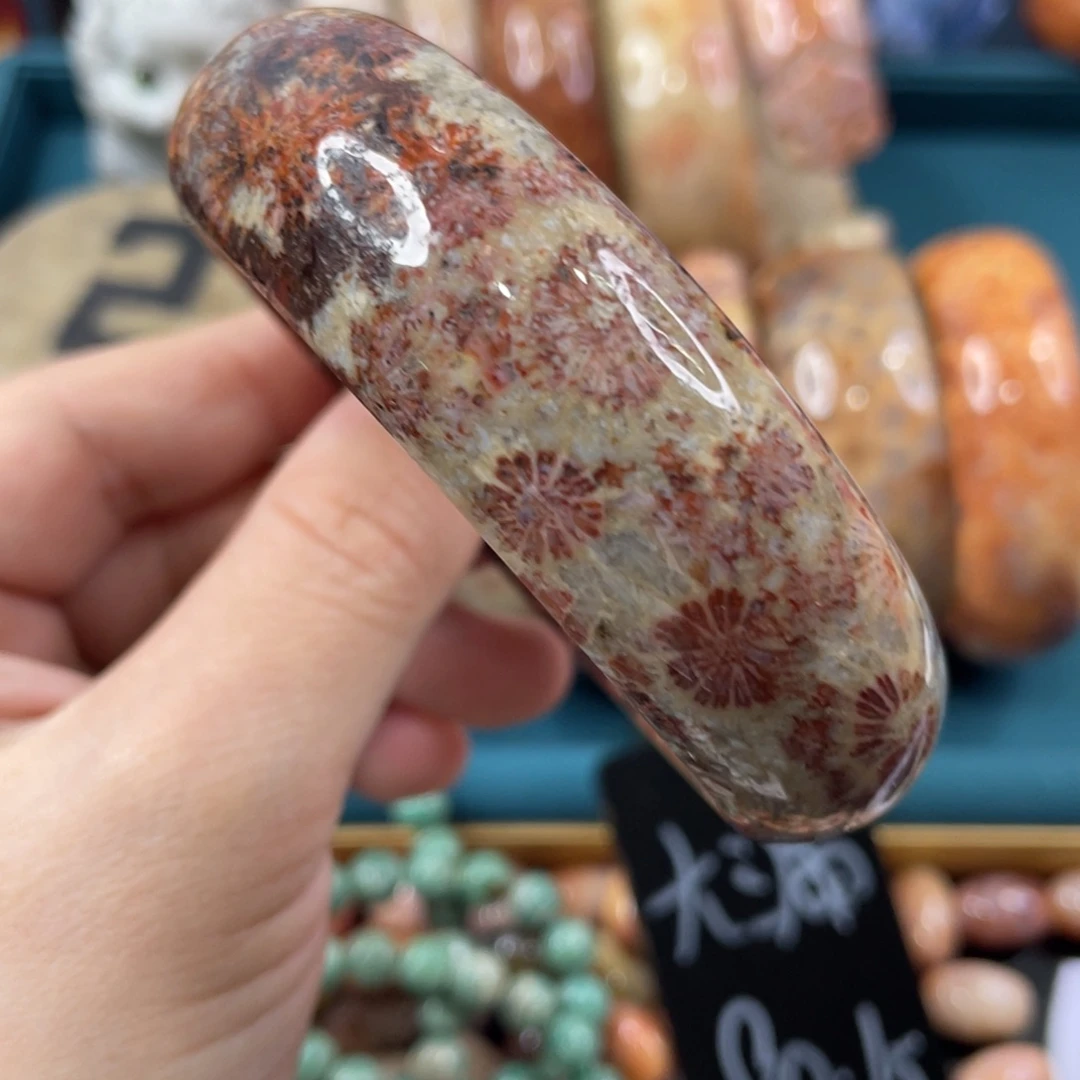 未镶嵌手镯硅化玉