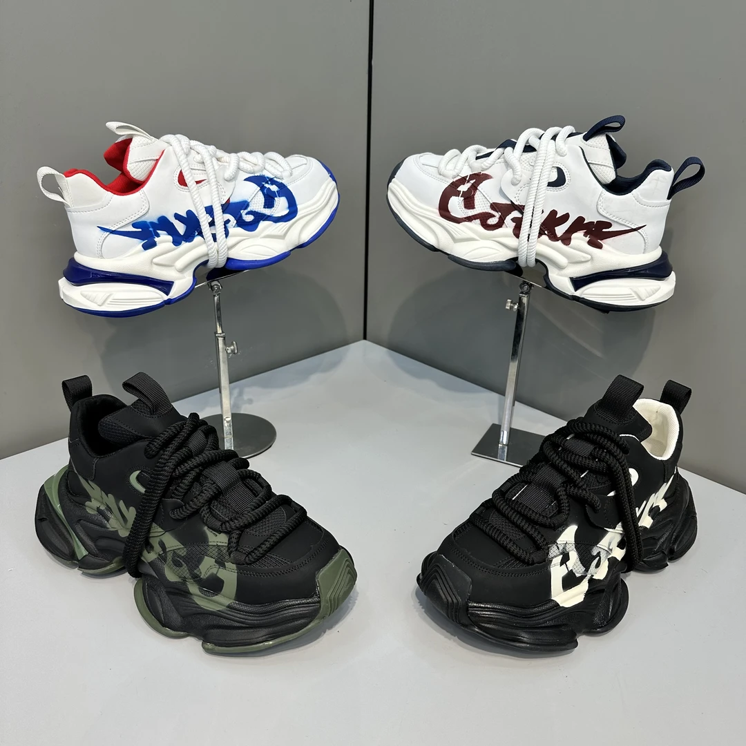 欧洲站潮牌新款男士运动时尚青春小众高端日常休闲个性潮流潮鞋