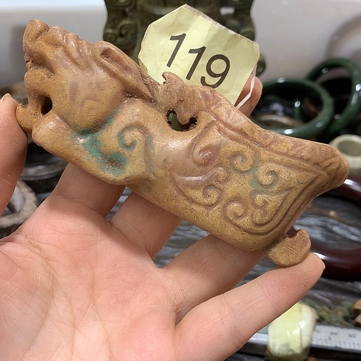 和田玉未镶嵌毛衣链