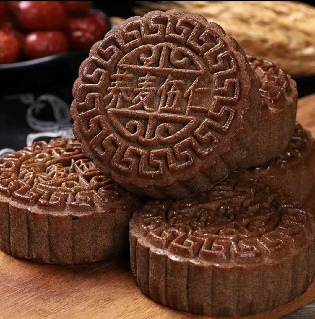 无添加蔗糖木糖醇荞麦五仁粗粮营养代餐月饼