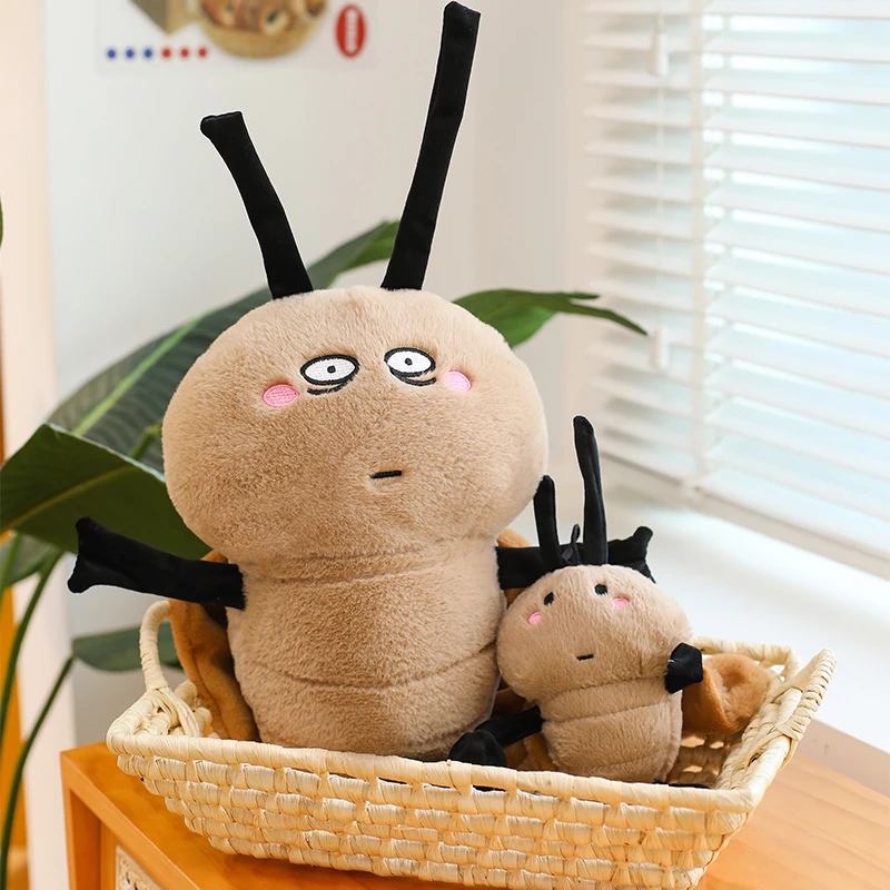 网红蟑螂小强可爱公仔丑萌玩偶亲肤毛绒玩具创意布娃娃搞怪抱枕女