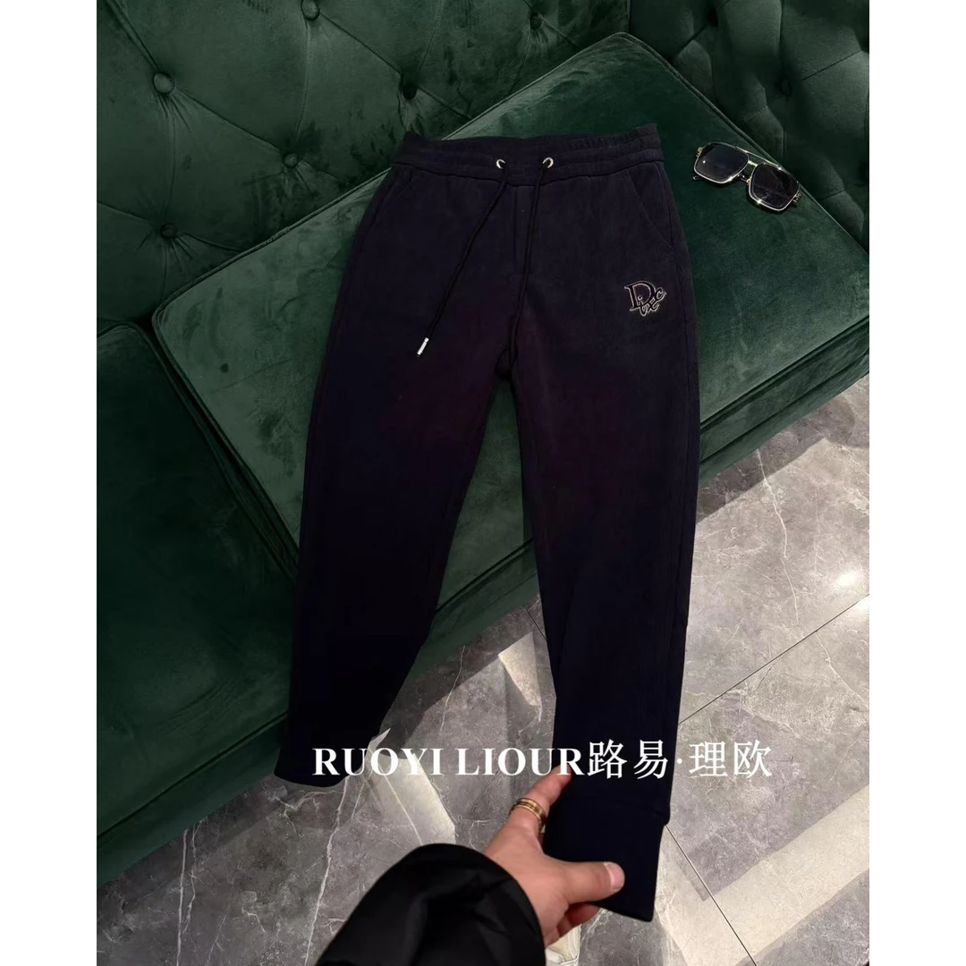 【路易理欧】欧货时尚潮流商务纯色修身冬季百搭休闲裤8183