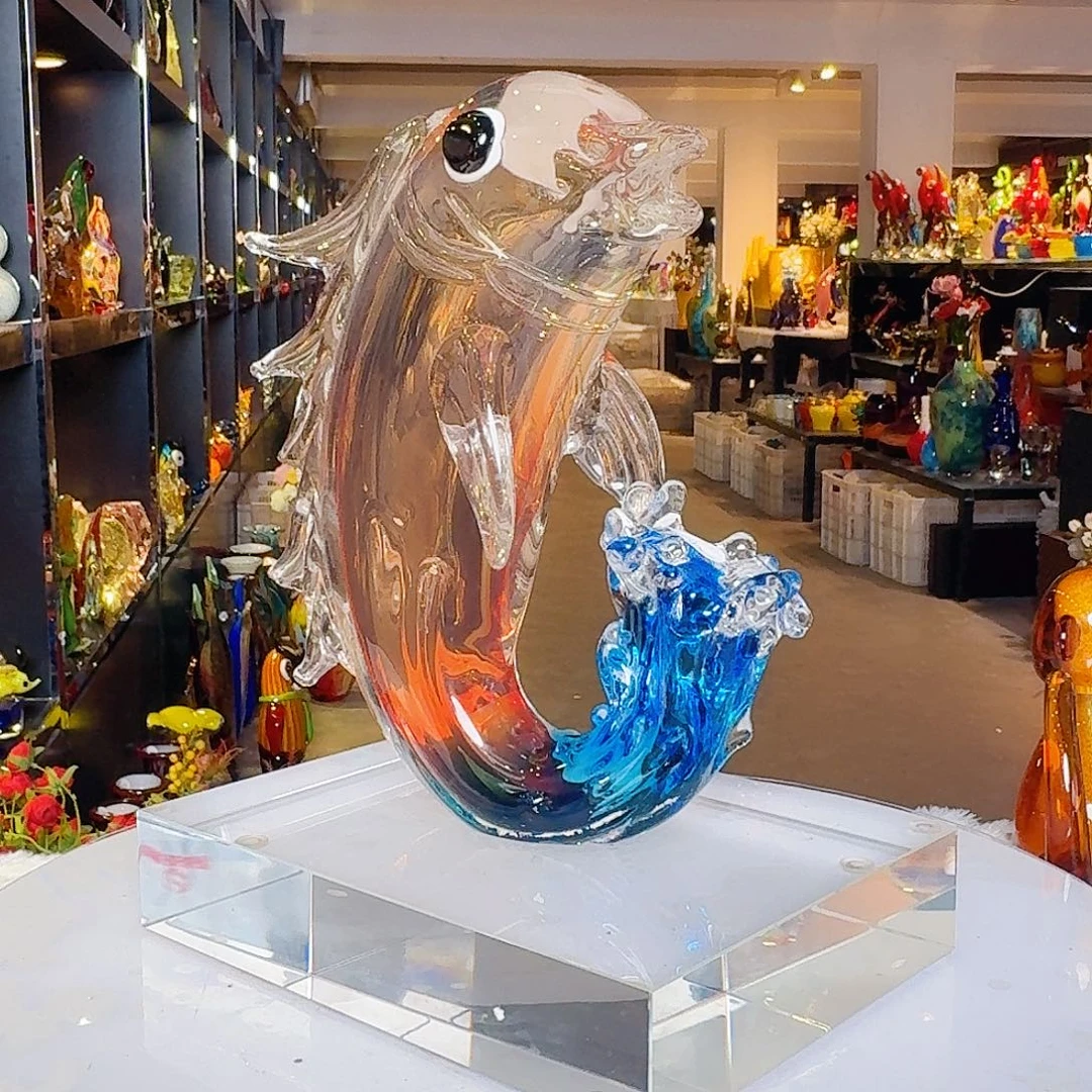 琉璃手工艺品琉璃花的颜色也是