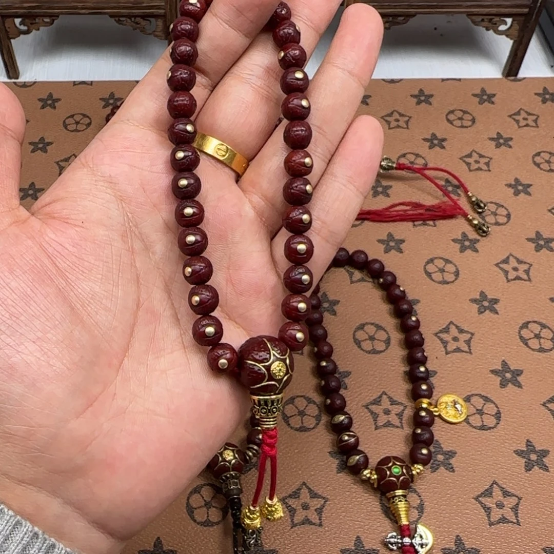 李***建凤眼菩提吊坠凤眼金钉手持8.8