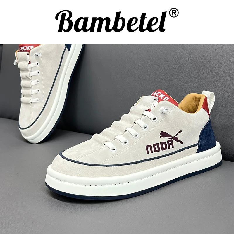 Bambetel时尚休闲鞋男鞋秋季新款潮流百搭休闲板鞋男鞋一脚蹬