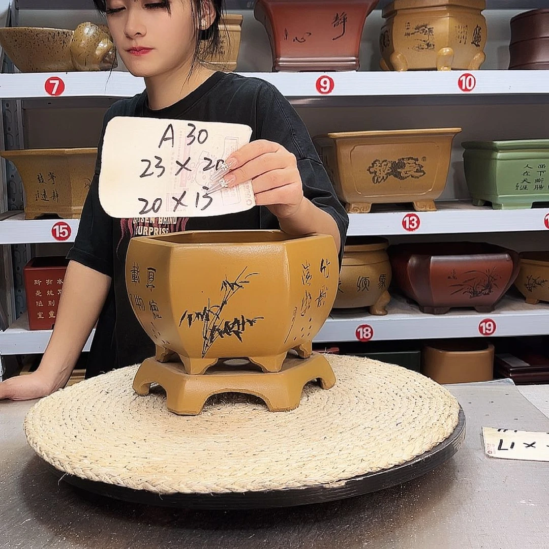 紫砂花盆紫砂花盆