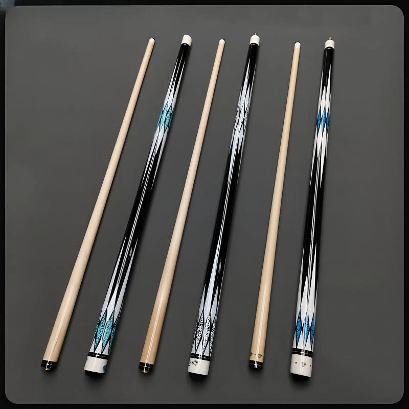 台球杆大头杆大头枫木中八桌球杆分体大头杆推荐大头杆公杆入门级