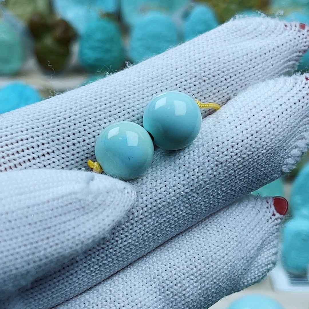 绿松石未镶嵌珠宝奇石配饰10✖️2颗