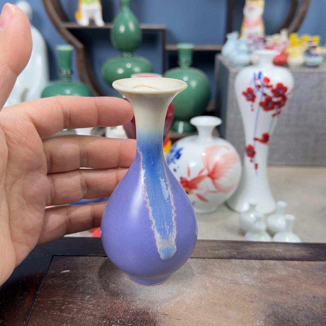 陶瓷手工小花器摆件