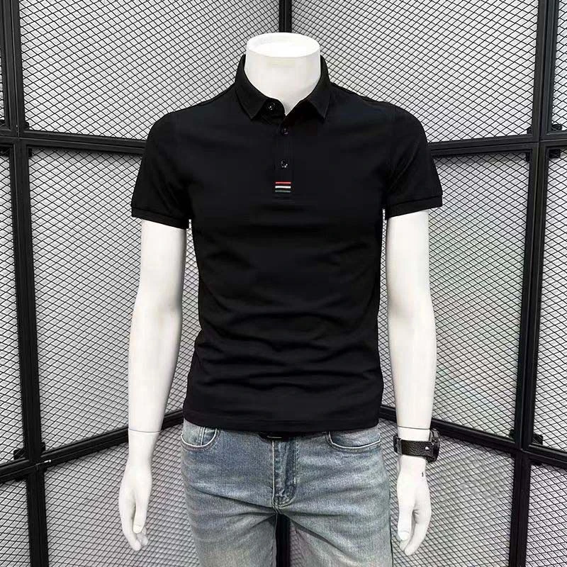 真维斯夏季新款短袖POLO衫男士时尚商务休闲百搭翻领短袖T恤
