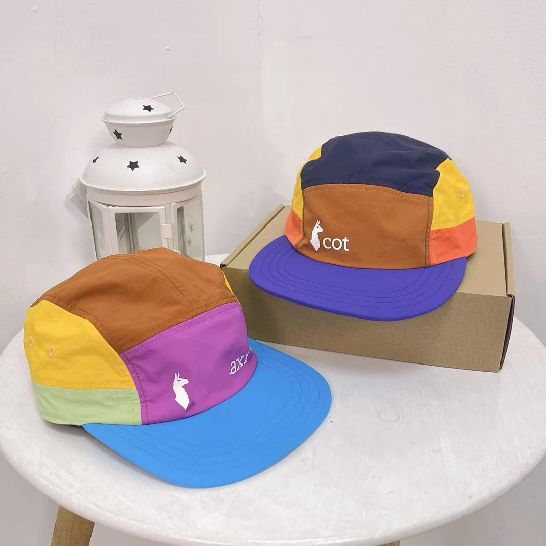 羊驼彩色休闲极简风宽檐帽子遮阳帽沙丘废土风老钱风鸭舌帽