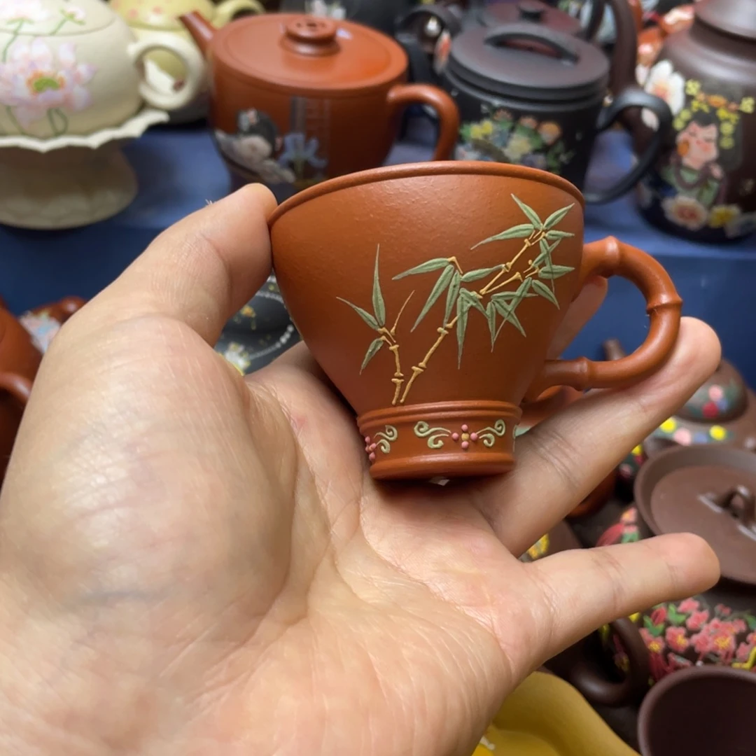 紫砂茶杯紫砂主人杯80cc